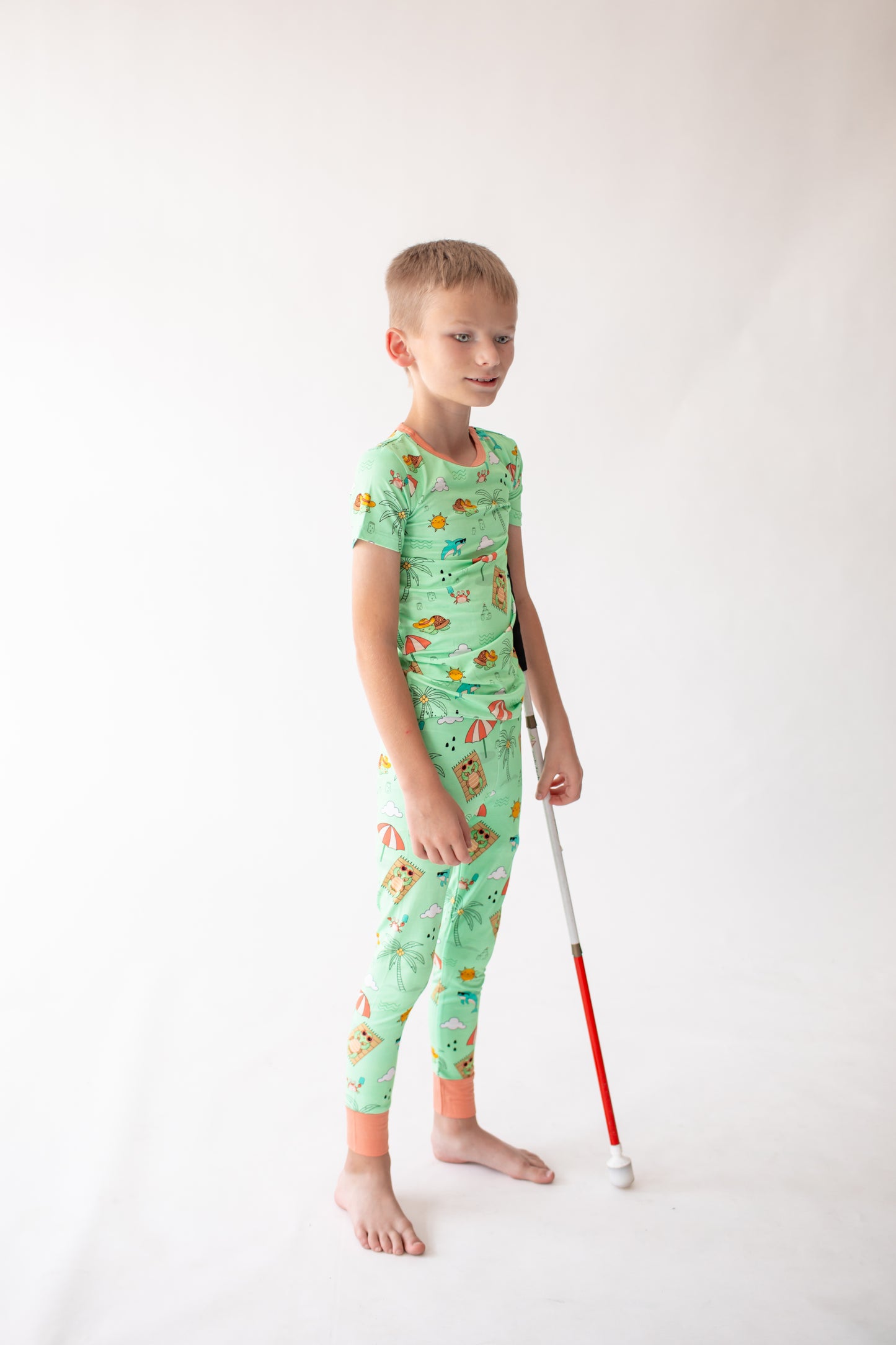 Inclusive Pajamas for all children - Beach summer fun print