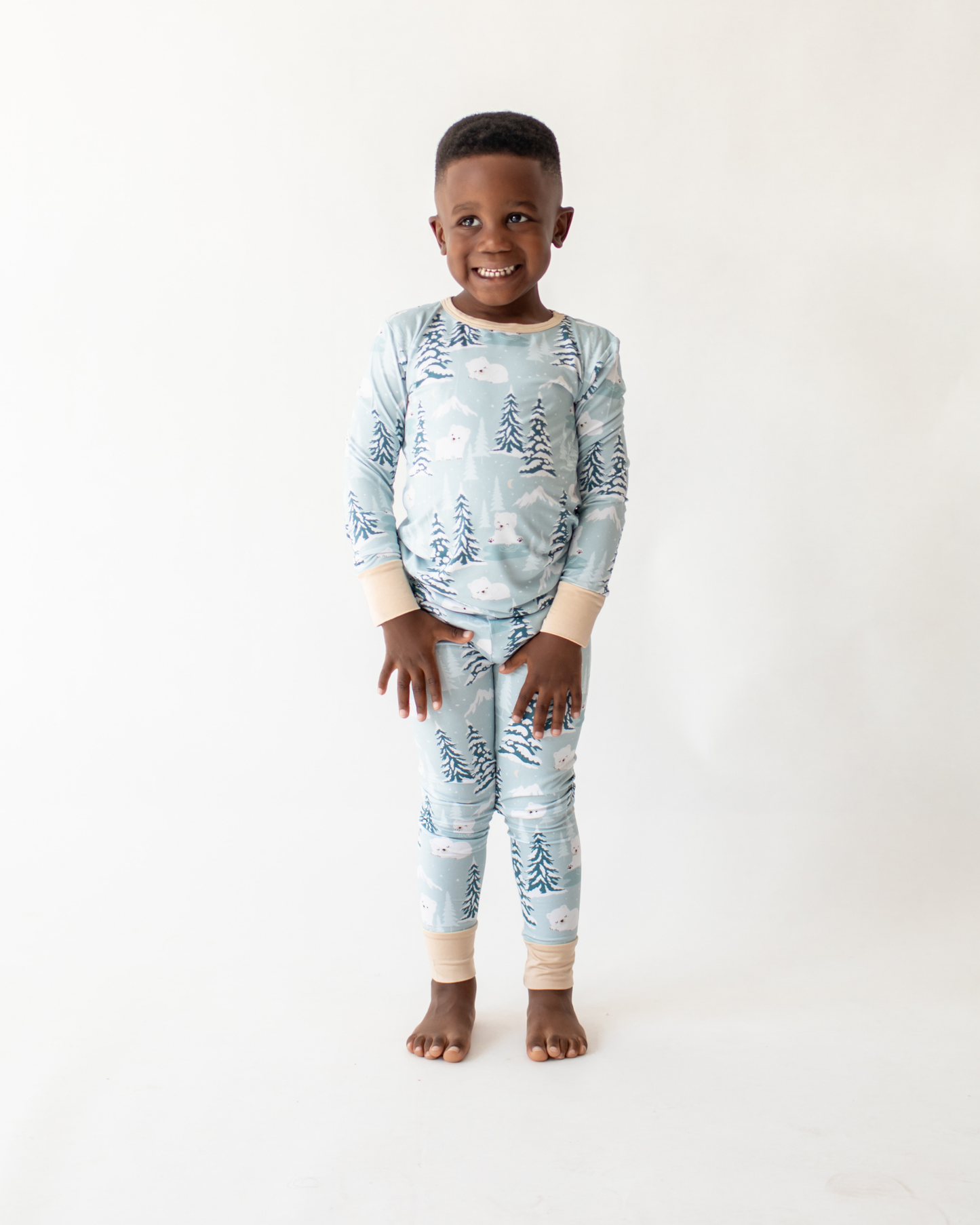 Benny the Bear | Gray Kids Pajamas