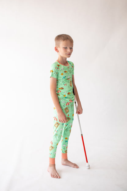 Inclusive Pajamas for all children - Beach summer fun print